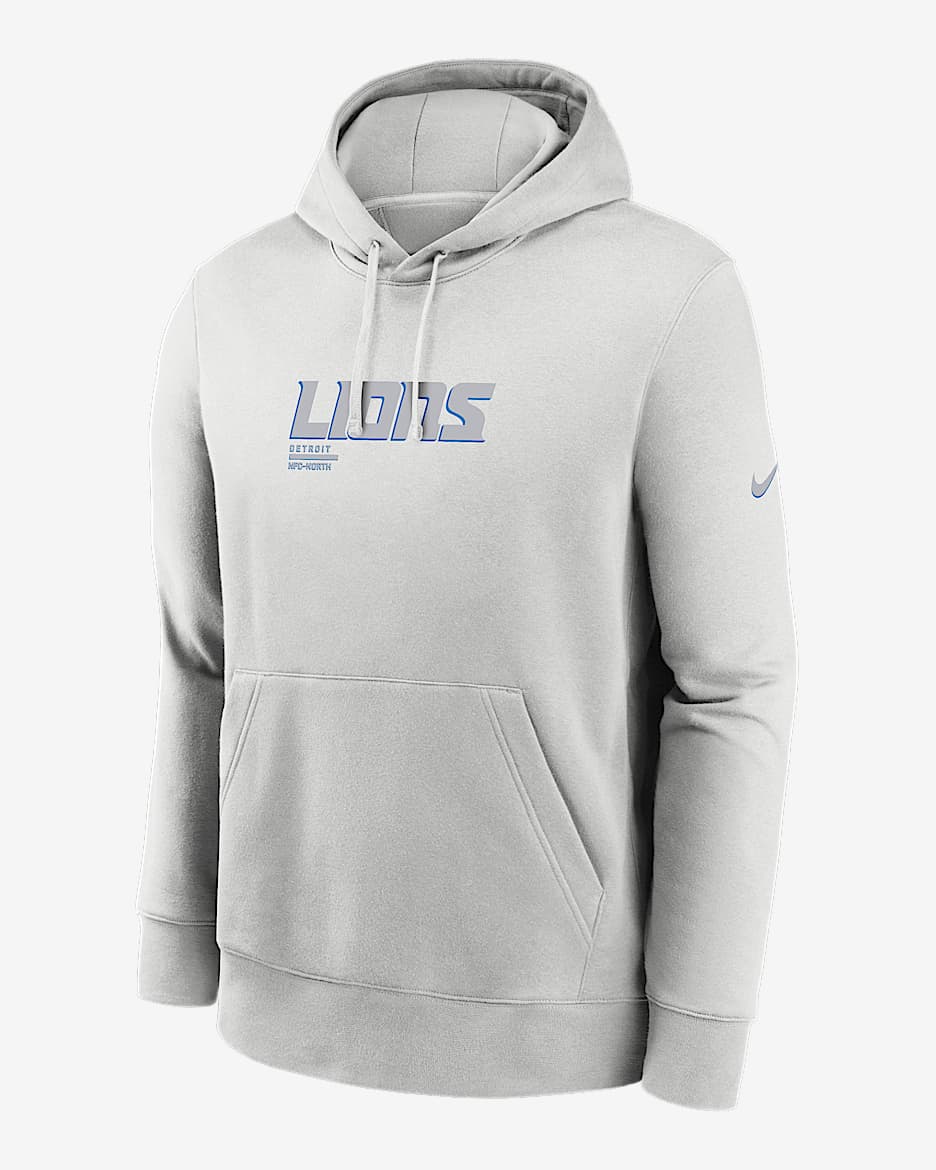 【Nike】Detroit Lions Club Men's Nike NFL Pullover Crew Detroit Lions Slot Receiver Club Men's Nike NFL Pullover